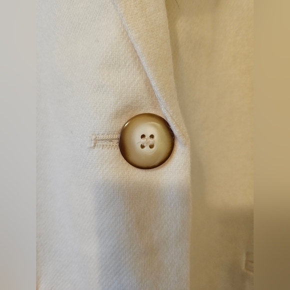 SAG HARBOR Cream Blazer 100% Pure Wool - Picture 4 of 5